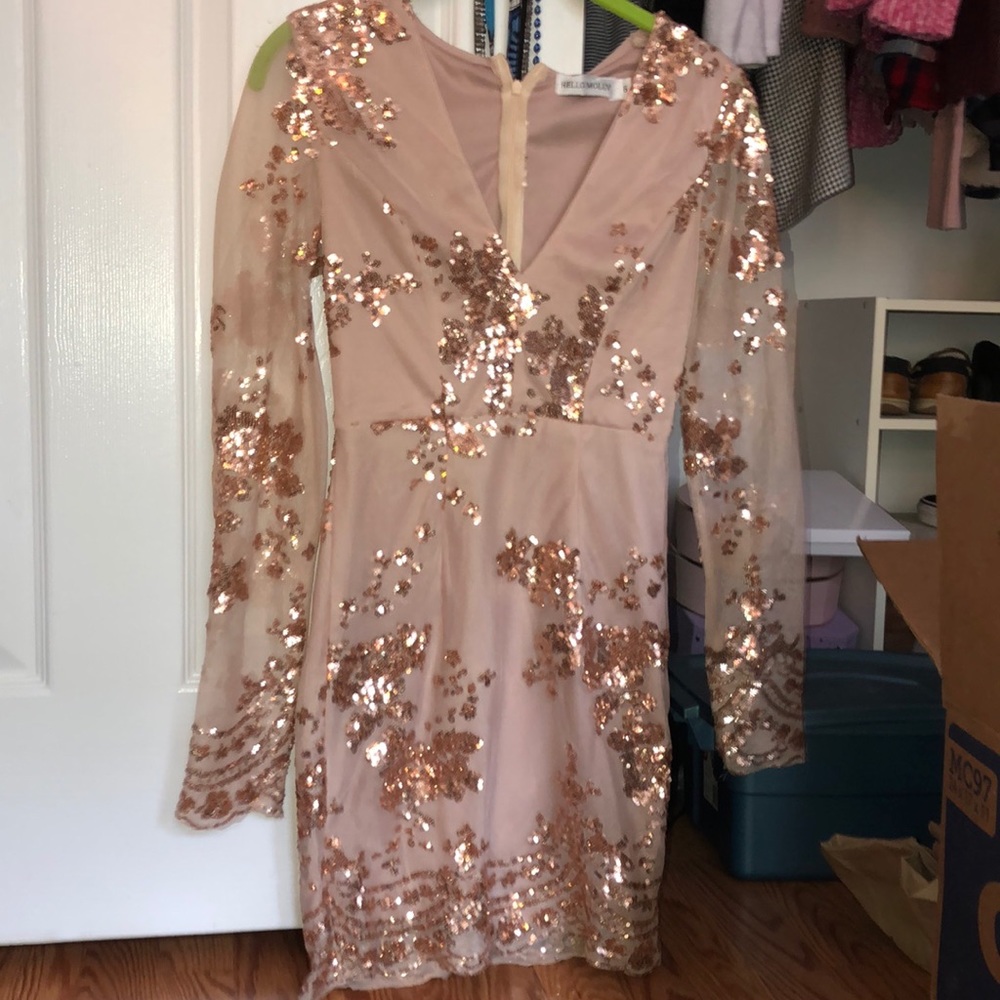 Hello molly tight long sleeve ddress